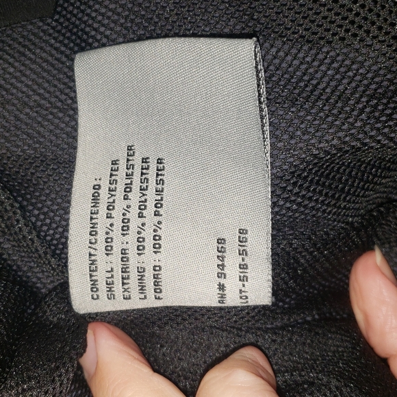 Mens Black jacket. XL. CONCEPTS BY CLAIBORNE. outerwear. (Sku 418) - Picture 6 of 8